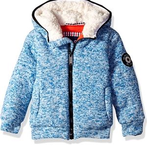 Ben Sherman Boys Toddler Heather Blue Fleece Jacket